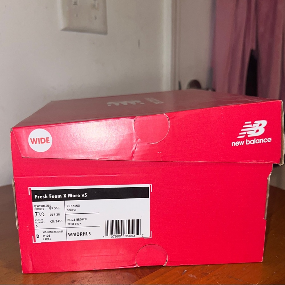 New Balance Fresh Foam X More v5 in Rose Brown